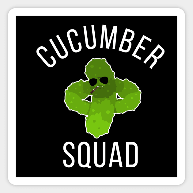 Cucumber Squad Cool Cucumber Magnet by DesignArchitect